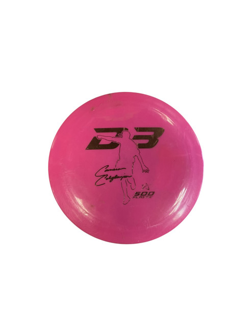 Vist Large View of Product Image Which is Used Prodigy D3 Disc Golf Driver Pink