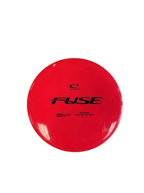 Vist Large View of Product Image Which is Used Latitude 64 BIO GOLD FUSE Disc Golf Mid Range Red
