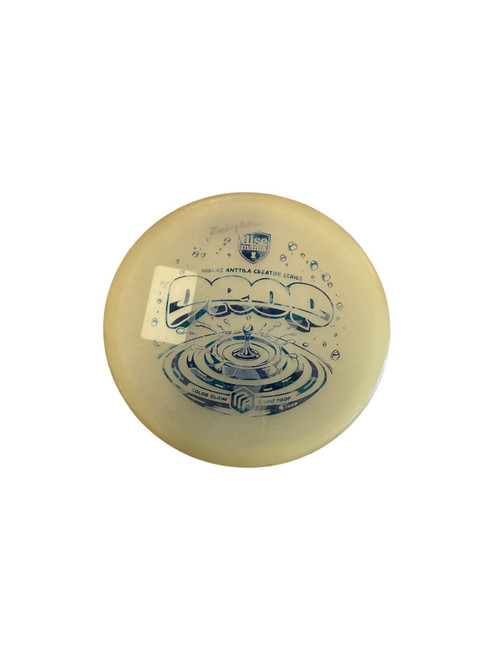 Vist Large View of Product Image Which is Used Discmania DROP Disc Golf Putter White