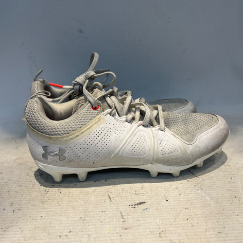 Vist Large View of Product Image Which is Used Under Armour LAX Cleats Mens White Senior 7