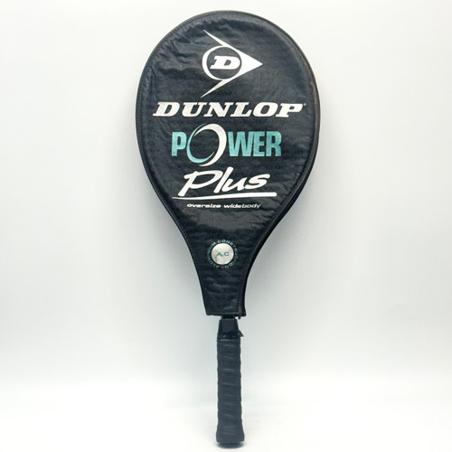 Vist Large View of Product Image Which is Used Dunlop POWER PLUS Adult Tennis Racquet Black Unknown