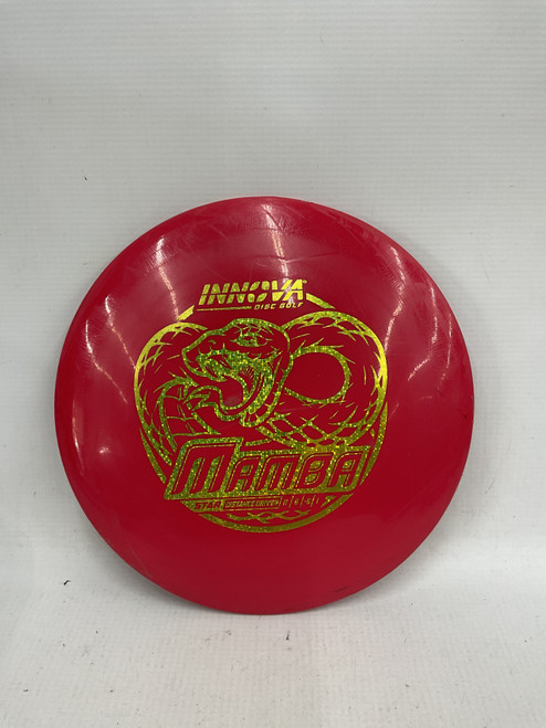 Vist Large View of Product Image Which is Used Innova MAMBA Disc Golf Driver Red