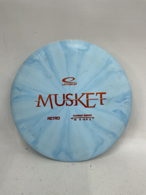 Vist Large View of Product Image Which is Used Latitude 64 MUSKET Disc Golf Driver Royal Blue