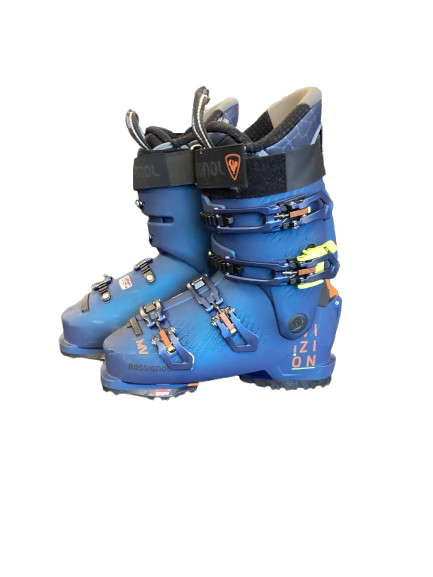 Vist Large View of Product Image Which is Used Rossignol VIZION P120 Mens DH Ski Boot Navy Blue 255 MP - M07.5 - W08.5