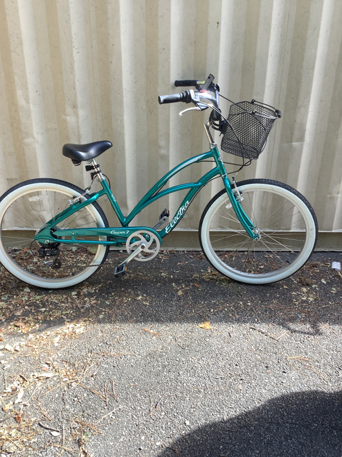 Vist Large View of Product Image Which is Used Electra 7D CRUISER Cruiser Bike Womens Green 19-20" - LG  Frame