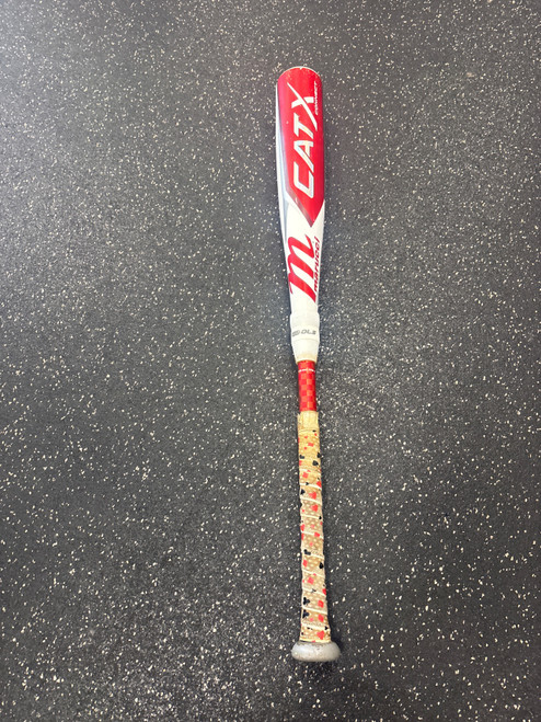 Vist Large View of Product Image Which is Used Marucci CAT X CONNECT BB/SB USSSA 2 3/4 Bat 30"