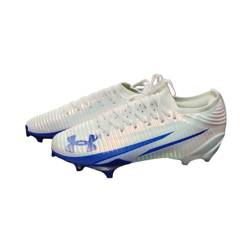 Vist Large View of Product Image Which is New Under Armour BLUR 2 Adult FB Cleats Royal Blue Senior 10.5