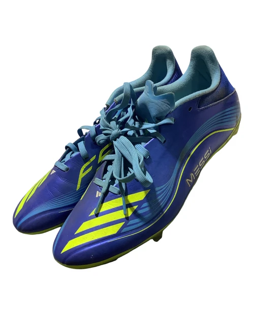 Vist Large View of Product Image Which is Used Adidas Soccer Cleats Royal Blue Youth 09.5