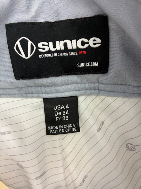 Vist Large View of Product Image Which is Used SUNICE Snow Pants W White SM