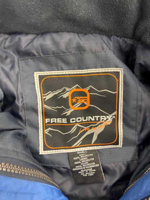 Vist Large View of Product Image Which is Used Free Country Outerwear Heavy Jacket M Navy Blue SM