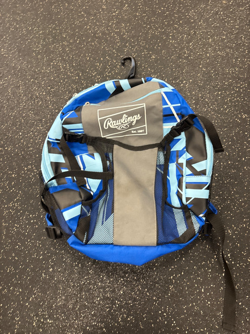 Vist Large View of Product Image Which is Used Rawlings BACK PACK BB/SB Player Backpack Royal Blue