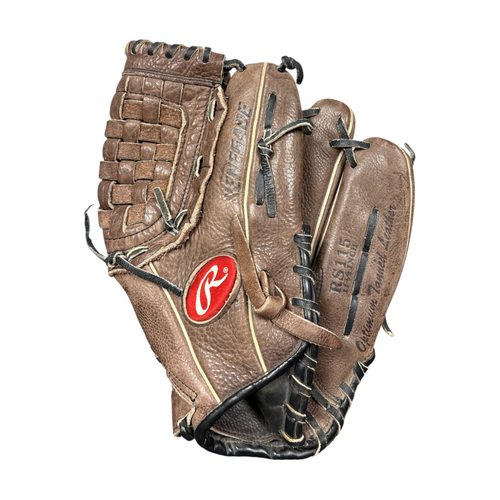 Vist Large View of Product Image Which is Used Rawlings RS115 Baseball Glove Right Hand Throw Brown 11 1/2"