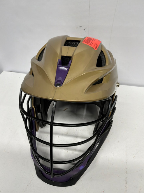Vist Large View of Product Image Which is Used Cascade S GOLD HELMET Lacrosse Helmet Gold SM