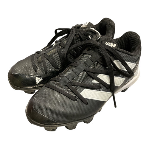 Vist Large View of Product Image Which is Used Adidas ADIZERO AB8 BB/SB Cleats Black Junior 02