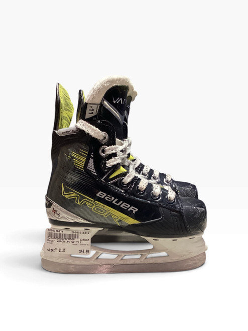 Vist Large View of Product Image Which is Used Bauer VAPOR X4 Youth Hockey Skate Youth 11.0