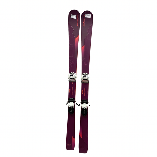 Vist Large View of Product Image Which is Used Elan WILDCAT Womens DH Ski/Binding Purple 158 cm