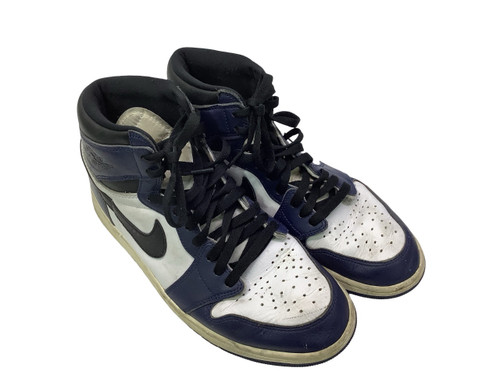 Vist Large View of Product Image Which is Used Nike Basketball Shoes M Navy Blue Senior 11