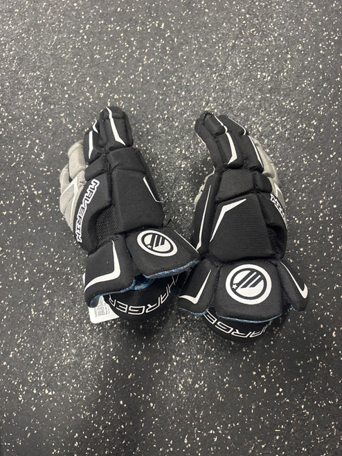 Vist Large View of Product Image Which is Used Maverik CHARGER GLOVE Lacrosse Gloves Mens Black 12"