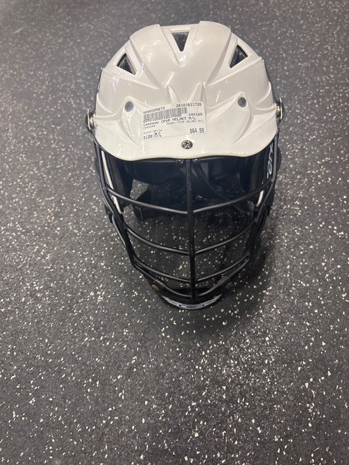 Vist Large View of Product Image Which is Used Cascade CPVR HELMET M/L Lacrosse Helmet White M/L