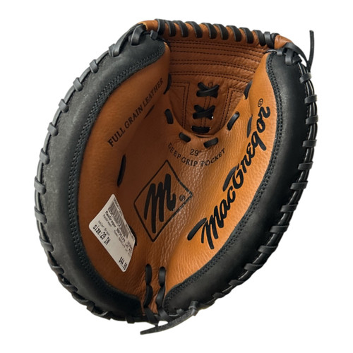 Vist Large View of Product Image Which is Used MacGregor BBCMLLFR LHT MITT BB/SB Catchers LH Throw Brown 29"
