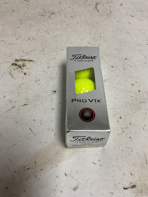 Vist Large View of Product Image Which is Used Titleist PROV1X 3 Ball - Golf Ball Sleeve Neon Green