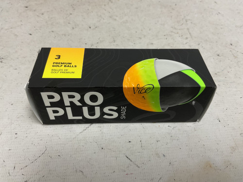 Vist Large View of Product Image Which is Used Vice PRO PLUS SHADE 3 Ball - Golf Ball Sleeve Orange