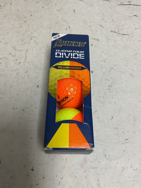 Vist Large View of Product Image Which is Used Srixon Q-STAR TOUR DIVIDE 3 Ball - Golf Ball Sleeve Orange