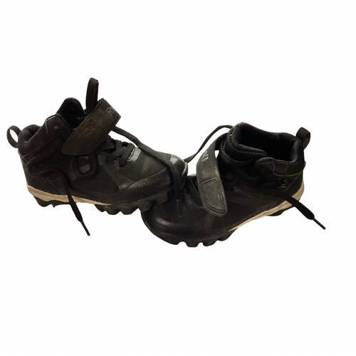 Vist Large View of Product Image Which is Used Riddell Youth FB Cleats Black Youth 11.0