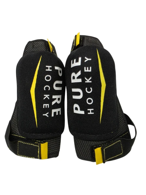 Vist Large View of Product Image Which is Used Pure Hockey Youth Elbow Pads LG