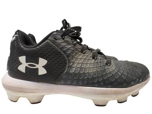 Vist Large View of Product Image Which is Used Under Armour No Limit Junior Baseball/Softball Cleats Black Size 2.5