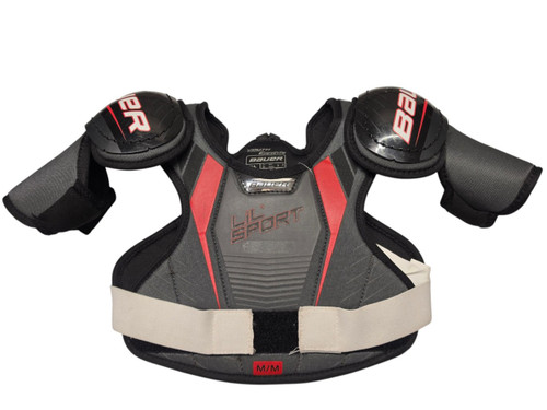 Vist Large View of Product Image Which is Used Bauer Lil Sport Youth Shoulder Pads MD