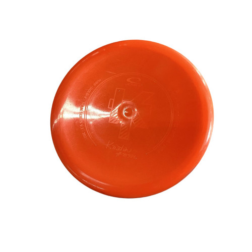 Vist Large View of Product Image Which is Used Latitude 64 PURE Disc Golf Putter Orange