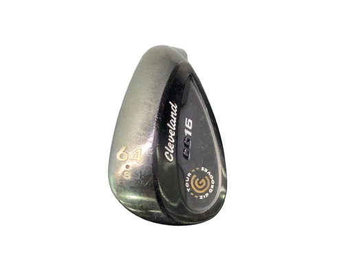 Vist Large View of Product Image Which is Used Cleveland CLEVELAND CG16 BLACK ZIP GROOVE 64DEG Golf Wedge Mens RH 64 Degree