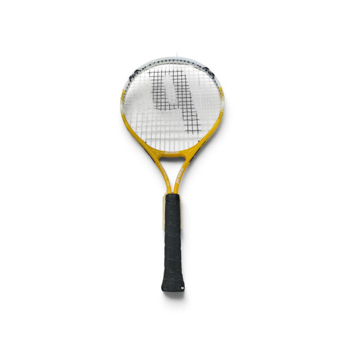 Vist Large View of Product Image Which is Used Prince Rebel 25 Junior Tennis Racquet Yellow/Black 25", front view