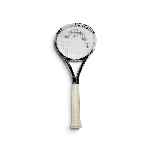 Vist Large View of Product Image Which is Used Head MG Heat Adult Tennis Racquet Black 4 1/4", full view