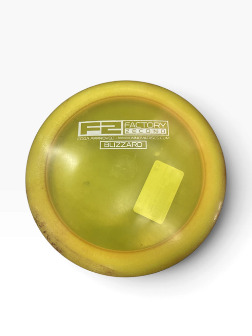 Vist Large View of Product Image Which is Used Innova BLIZZARD BOSS Disc Golf Driver Yellow