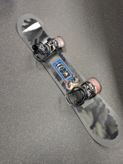 Vist Large View of Product Image Which is Used Salomon PULSE Mens Board/Bindings Black 156 cm