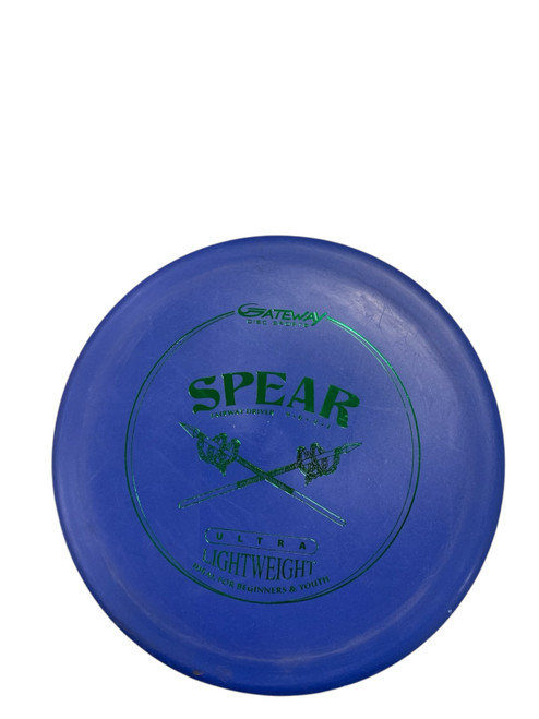 Vist Large View of Product Image Which is Used Gateway SPEAR ULTRA LIGHT WEIGHT 9 6 2 1 Disc Golf Driver Navy Blue
