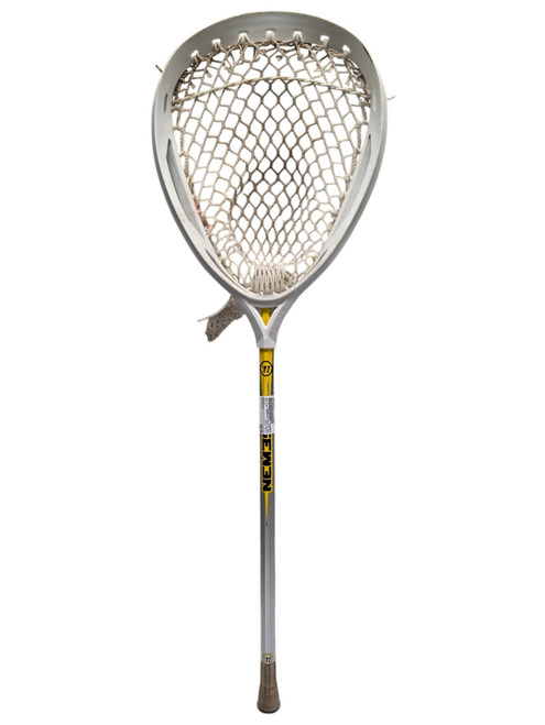 Vist Large View of Product Image Which is Used Warrior Nemesis 3 Lacrosse Goalie Stick White