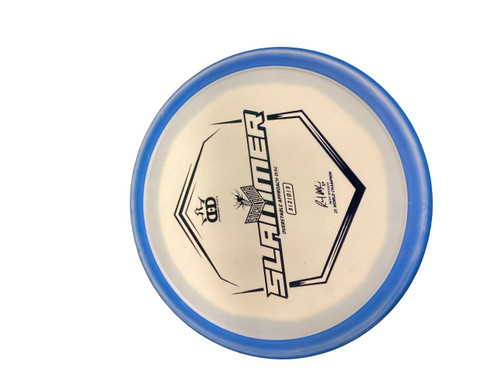 Vist Large View of Product Image Which is Used Dynamic Discs SOCKIBOMB SLAMMER Disc Golf Putter Royal Blue 175g