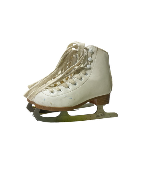 Vist Large View of Product Image Which is Used DBX CLASSIC Girls Figure Skate White Youth 10.0