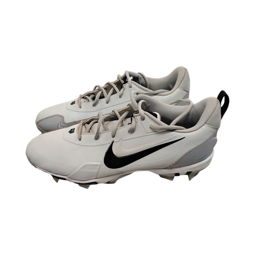 Vist Large View of Product Image Which is Used Nike TROUT BB/SB Cleats White Senior 11.5