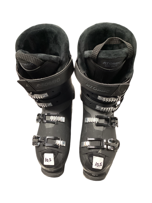 Vist Large View of Product Image Which is Used Atomic HAWK 80 MAGNA Mens DH Ski Boot Black 285 MP - M10.5 - W11.5