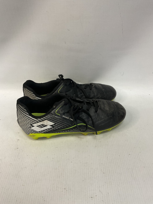 Vist Large View of Product Image Which is Used Lotto Soccer Cleats Black Junior 03