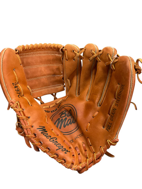 Vist Large View of Product Image Which is Used MacGregor 2497T BB/SB Glove RH Throw Brown 13"