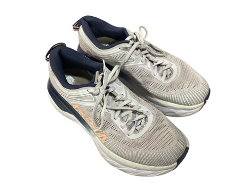 Vist Large View of Product Image Which is Used Hoka BONDI 7 Running/X-Train Shoes W White Senior 9.5
