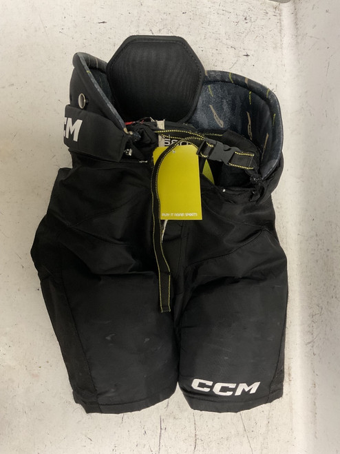 Vist Large View of Product Image Which is Used CCM TACKS AS580 Junior Pant Black And Yellow LG