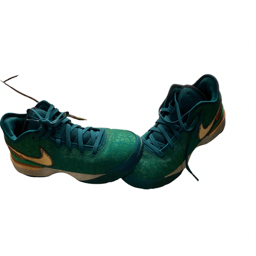 Vist Large View of Product Image Which is Used Nike Basketball Shoes M Green Senior 7.5