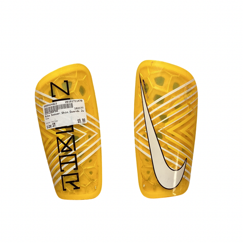 Vist Large View of Product Image Which is Used Nike Soccer Shin Guards Junior Yellow SM