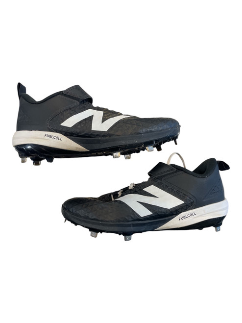 Vist Large View of Product Image Which is Used New Balance FUELCELL BB/SB Cleats Black Senior 11